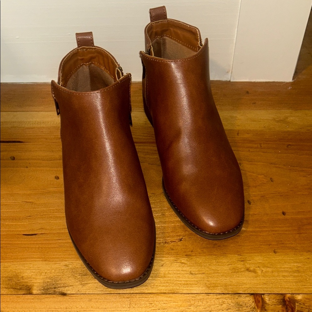 Women’s Brown Leather Ankle Boots
